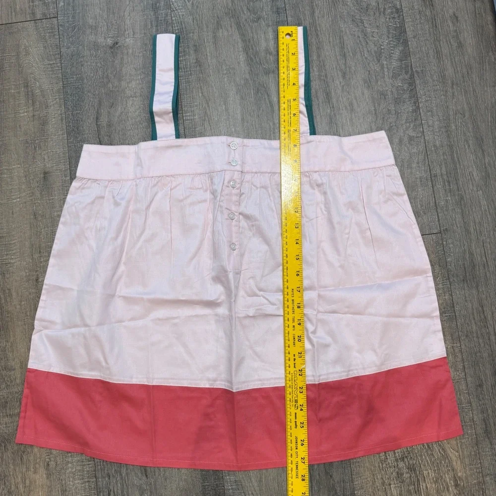 New Lake Pajamas Colorblock Tank Set in Guava XXL Pink‎ Cotton Poplin Shorts